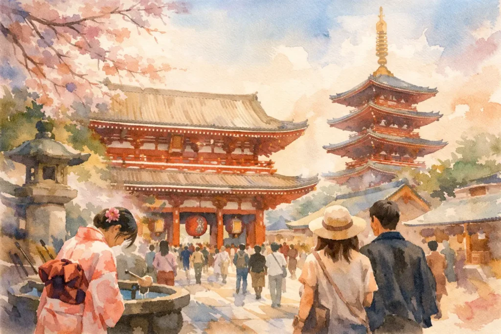 Sensoji Temple Etiquette for Tokyo Visitors
