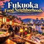 Fukuoka Food Neighborhoods Worth Eating Through