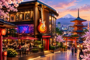 Hard Rock Cafe Japan: Music, Meals, and City Energy